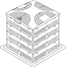 16" access box